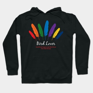 Bird Lover - white type Hoodie